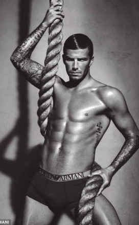 David Beckham Shirtless Pics