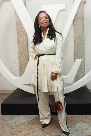 Oprah Winfrey poses astatine  the photocall for Louis Vuitton Cruise Collection 2024 presumption    held astatine  Palazzo Borromeo successful  Isola Bella, Italy connected  May 24, 2023.
Louis Vuitton Cruise Photocall - Isola Bella, Italy - 25 May 2023