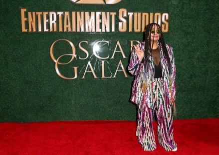 Pesta Penonton Gala Oscar Raven-Symone Byron Allen, Kedatangan, Los Angeles, AS - 09 Feb 2020