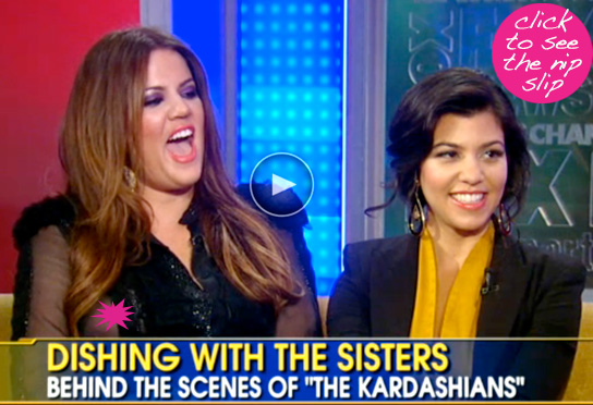 Khloe Kardashian Exposes A Nipple On 'Fox & Friends' TV & She