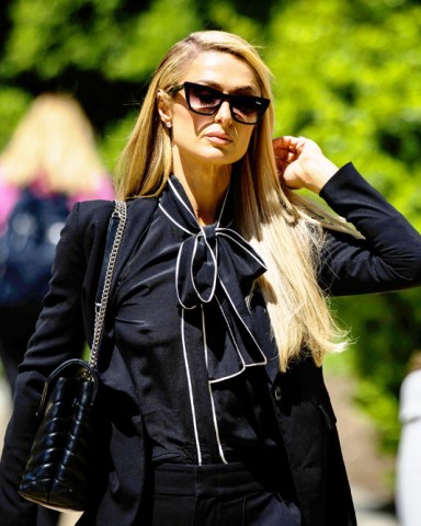 US socialite Paris Hilton arrives at the Hart Senate Office Building to meet with lawmakers on Capitol Hill in Washington, DC, USA, 10 May 2022. Capitol hill activities, Washington, USA - 10 May 2022