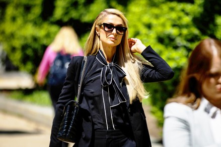American Socialite Paris Hilton arrives at the Hart Senate Office Building to meet with lawmakers on Capitol Hill in Washington, DC, USA, May 10, 2022. Capitol Hill Activities, Washington, USA - May 10, 2022