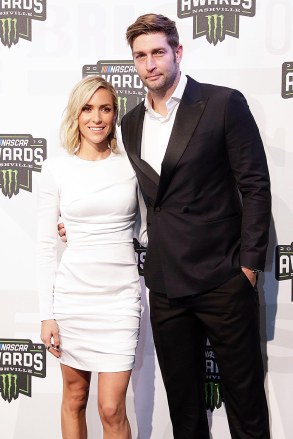 Jay Cutler e Kristin Cavallari chegam ao NASCAR Cup Series Awards, em Nashville, TennNASCAR Auto Racing, Nashville, EUA - 05 de dezembro de 2019