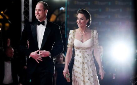 Prens William ve Cambridge Düşesi Catherine 73. İngiliz Akademisi Film Ödülleri, VIP Gelenler, Royal Albert Hall, Londra, Birleşik Krallık - 02 Şubat 2020