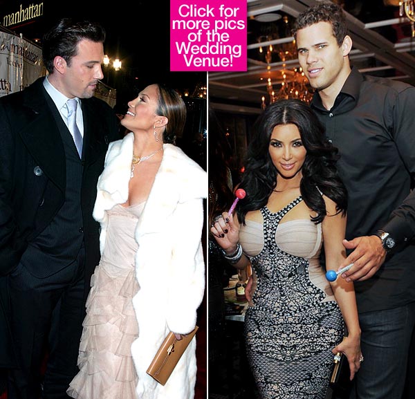 Kim Kardashian To Get Married At Estate Where J Lo Ben Affleck Almost Did Hollywood Life