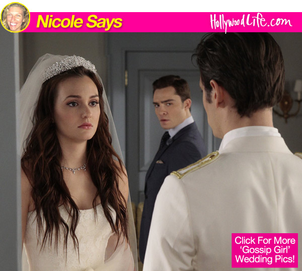 Gossip Girl Recap Blair Marries The Prince But Chuck Wants Divorce Hollywood Life