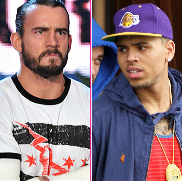 Cm Punk Chris Brown Twitter War Rages On Hollywood Life