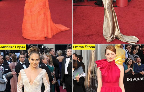 Oscars Best Dressed 2012