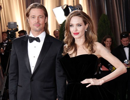 Brad Pitt ve Angelina Jolie 84. Yıllık Akademi Ödülleri, Gelenler, Los Angeles, Amerika - 26 Şubat 2012