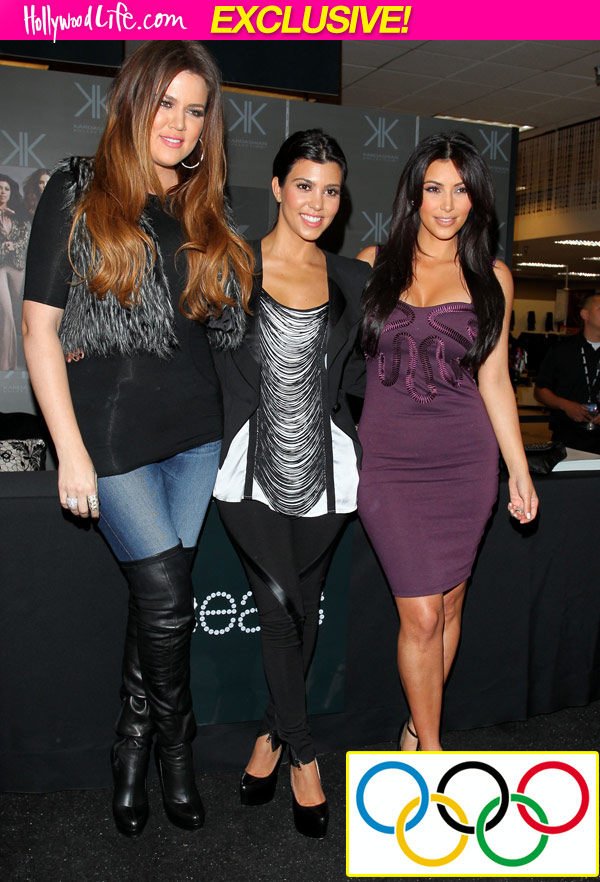 Kardashians UK Takeover — First Stop Summer Olympics 2012 In London