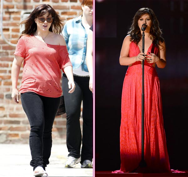 PICS Kelly Clarkson's Weight Loss Before & After — She ...