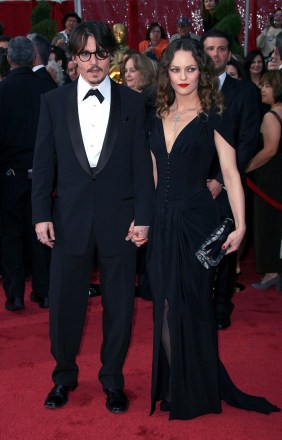 Johnny Depp dan Vanessa Paradis 80th Annual Academy Awards Arrivals, Los Angeles, Amerika - 24 Feb 2008