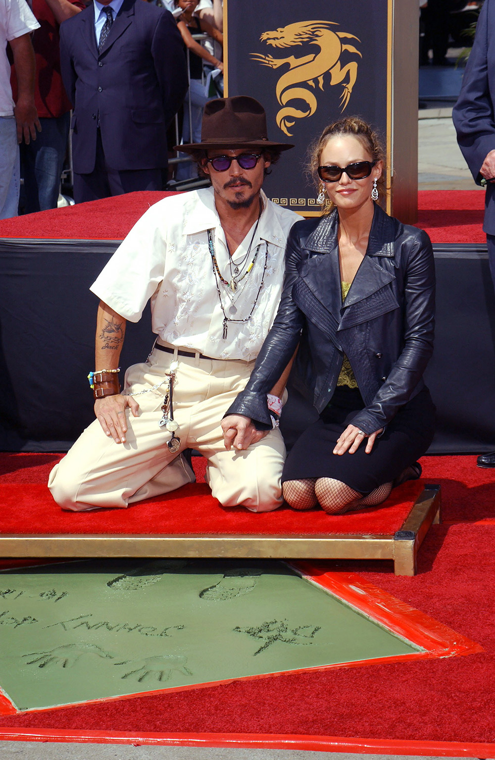 JOHNNY DEPP HANDPRINT AND FOOTPRINT CEREMONY, LOS ANGELES, AMERICA  - 16 SEP 2005