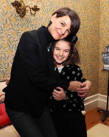 Katie Holmes and Suri Cruise
Reception Celebrating a Special New York Screening of "LONG STRANGE TRIP" Hosted by Martin Scorsese and Jane Rosenthal, USA - 07 Jan 2018