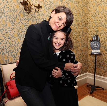 Katie Holmes and Suri Cruise
Reception Celebrating a Special New York Screening of "LONG STRANGE TRIP" Hosted by Martin Scorsese and Jane Rosenthal, USA - 07 Jan 2018