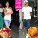 Chris Brown Girlfriend Fight Rihanna S Diss From Karrueche Draya Hollywood Life