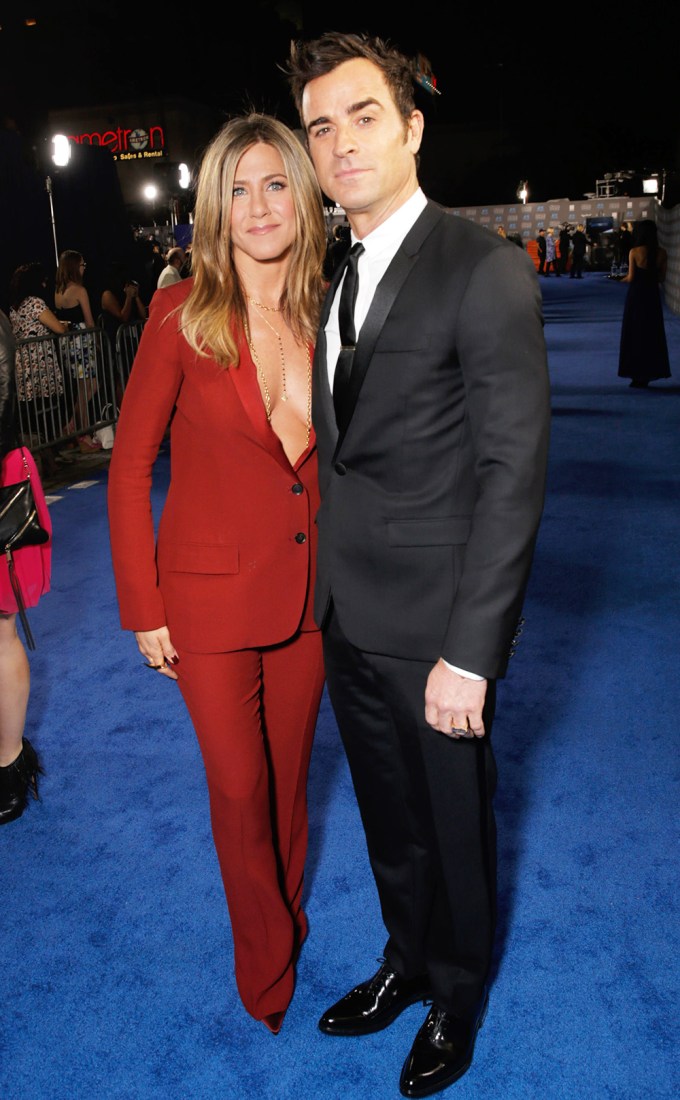 Jennifer Aniston & Justin Theroux at 2015 Critics’ Choice Movie Awards