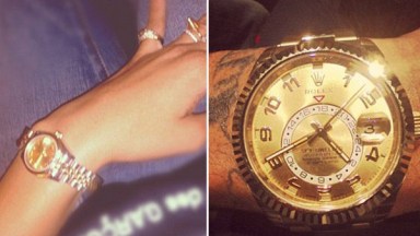 Rihanna Chris Brown Rolex