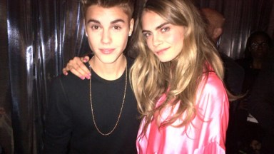 Justin Bieber Flirting Victoria's Secret Models