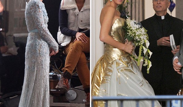 Gossip Girl Wedding Dress Reveals Blair Serena Wedding Dresses Hollywood Life