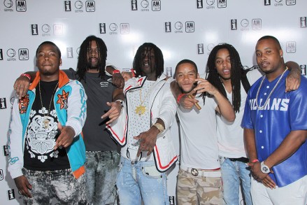 Chief Keef, center, and crew seen at Interscope Records Pre Party at the W Hotel Hollywood, in Los Angeles, Calif
Interscope Records Pre BET Awards Party, Los Angeles, USA