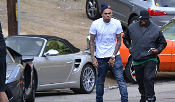 Chris Brown Rihanna Car