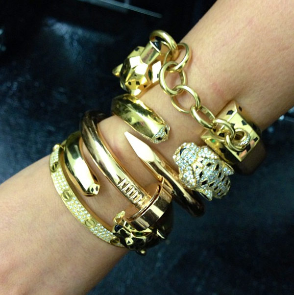 Cartier love bracelets and ring  Kardashian jewelry Celebrity bracelets Love  bracelets