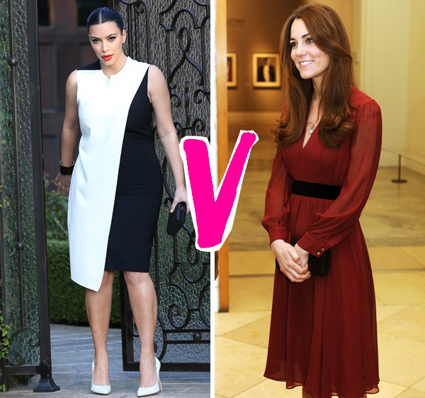 [pics] Kate Middleton Kim Kardashian S Maternity Style — Battle Of The Bumps Hollywood Life