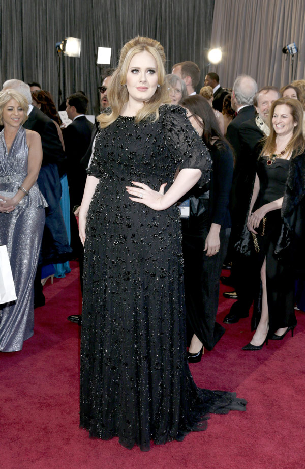 Adele's Oscar Dress 2013 — Stuns In Jenny Packham Gown ...