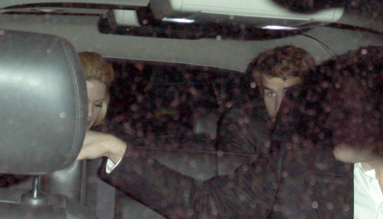 January Jones Liam Hemsworth Flirting