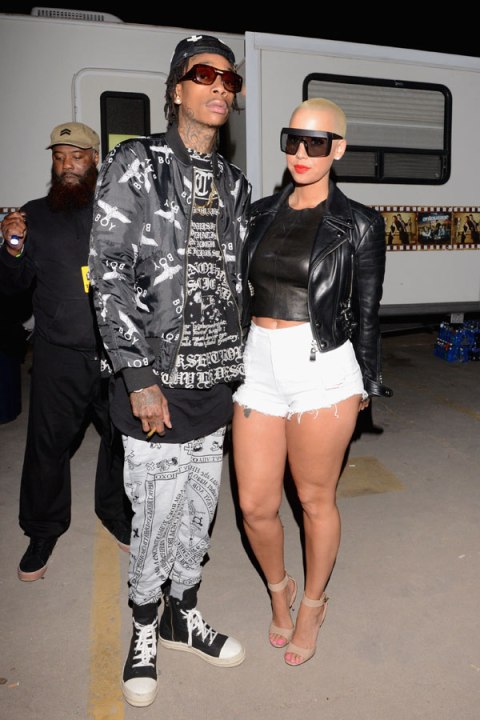 [PHOTOS] Amber Rose & Wiz Khalifa – Hollywood Life