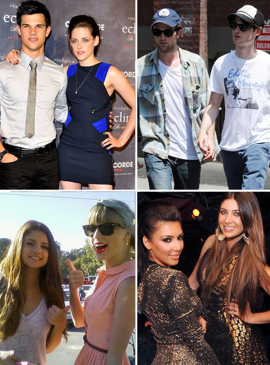 Celebrity Best Friends — Taylor Swift And Selena Gomez Lead