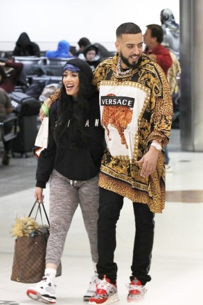 Miami, FL  - *EXCLUSIVE*  - French Montana arrives to Miami with a mystery girlfriend. The duo seem close as French is even seen letting his hand wander to her rear as they walk through the airport after their flight.Pictured: French MontanaBACKGRID USA 29 JANUARY 2020 BYLINE MUST READ: NGRE / BACKGRIDUSA: +1 310 798 9111 / usasales@backgrid.comUK: +44 208 344 2007 / uksales@backgrid.com*UK Clients - Pictures Containing ChildrenPlease Pixelate Face Prior To Publication*