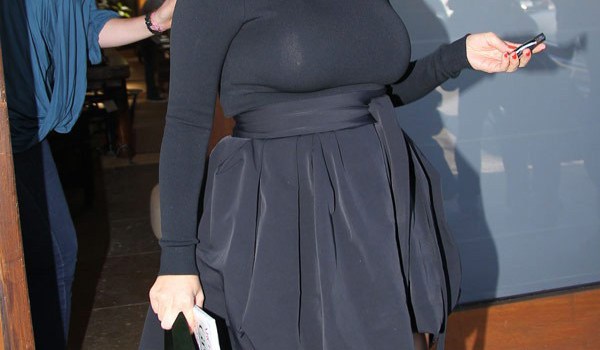 Kim Kardashian Pregnant Body