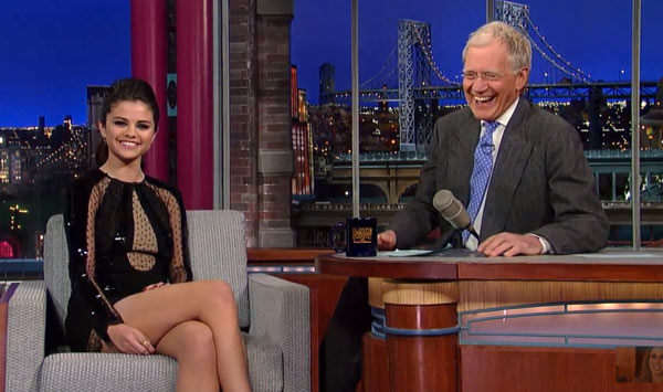 [video] Selena Gomez Made Justin Bieber Cry — Sel And David Letterman