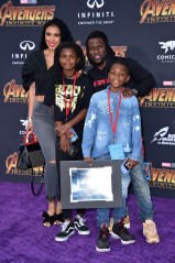Kevin Hart and family
'Avengers: Infinity War' film premiere, Arrivals, Los Angeles, USA - 23 Apr 2018