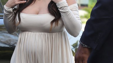 Kim Kardashian Pregnant Body