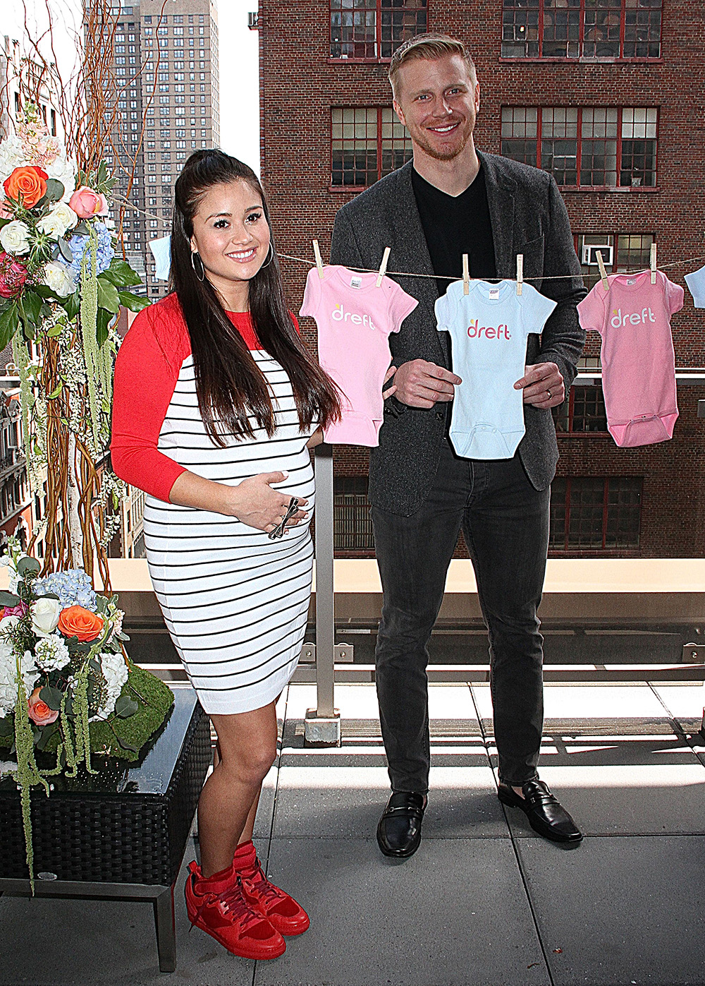 Catherine and Sean Lowe baby shower, New York, America - 27 Apr 2016