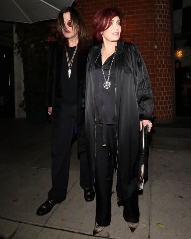 Ozzy Osbourne and Sharon Osbourne
Celebrities out and about, Los Angeles, USA - 30 Nov 2018