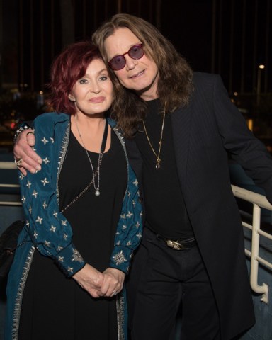 Sharon Osbourne and Ozzy Osbourne support the theatrical release of BLACK SABBATH: THE END OF THE END in Hollywood. Watch the full documentary BLACK SABBATH: THE END OF THE END on Showtime on October 28 at 9pm.
Ozzy Osbourne supports the theatrical release of BLACK SABBATH: THE END OF THE END, Los Angeles, USA - 28 Sep 2017
