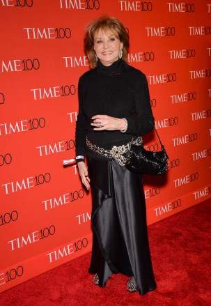 Barbara Walters attends the TIME 100 Gala, celebrating the 100 most influential people in the world, at the Frederick P. Rose Hall, Time Warner Center, in New York
2015 TIME 100 Gala - Arrivals, New York, USA