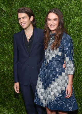 Actress Keira Knightley and her husband James Righton attend the CHANEL Fine Jewelry Dinner to celebrate the debut of The Jewel Box Boutique at Bergdorf Goodman, New York CHANEL Fine Jewelry Dinner, New York, USA - 6 Sep 2016