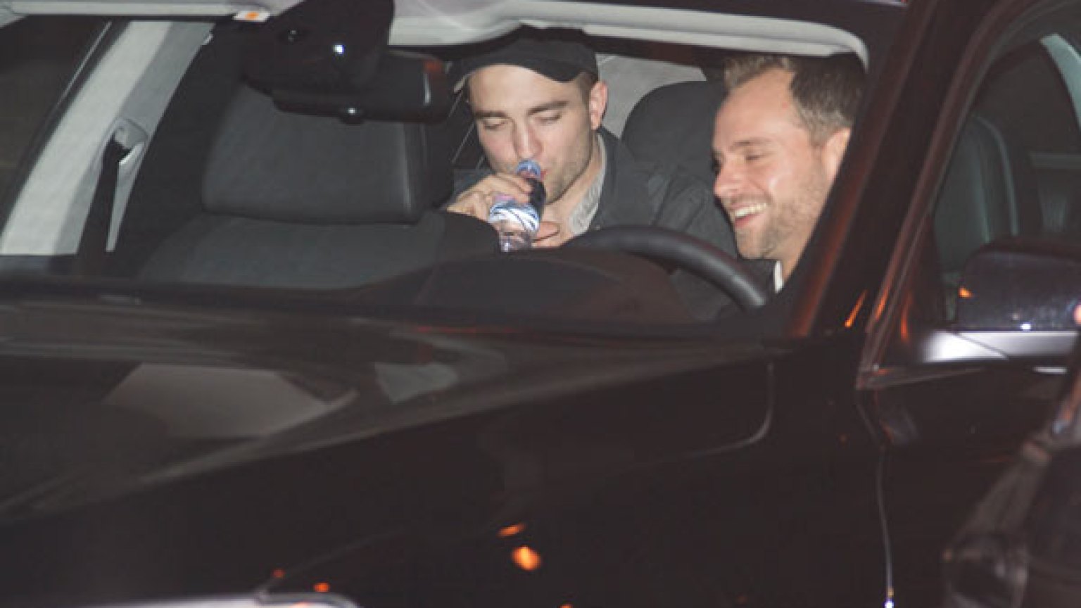 Robert Pattinson Parties Hard — Rob Passed Out In Car Leaving Club ...