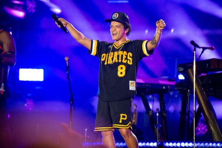 Bruno Mars performs at the Bottle Rock Napa Valley Music Festival at Napa Valley Expo, in Napa, Calif
2018 BottleRock Valley Music Festival - Day 3, Napa, USA - 27 May 2018