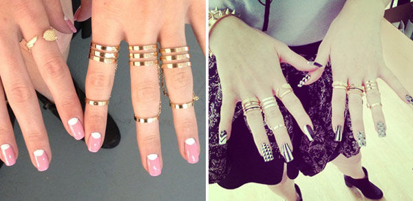 Kendall Jenner S Nails Do You Like Her Pink Mani Over Kylie S Design Hollywood Life