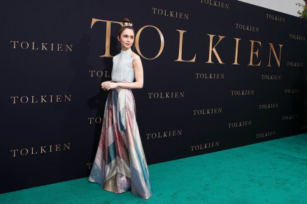 Lily Collins arrives for the LA Special Screening of Fox Searchlight Pictures 'Tolkien' at the Regency Village Theater in Westwood, Los Angeles, California, USA, 08 May 2019. The movie opens in US theaters on 10 May 2019.
LA Special Screening of Fox Searchlight Pictures' Tolkien, Los Angeles, USA - 08 May 2019