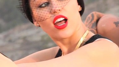 Miley Cyrus Red Lips We Can't Stop