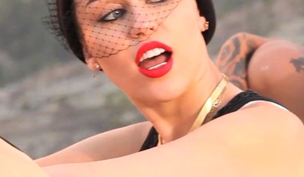 Miley Cyrus Red Lips We Can't Stop