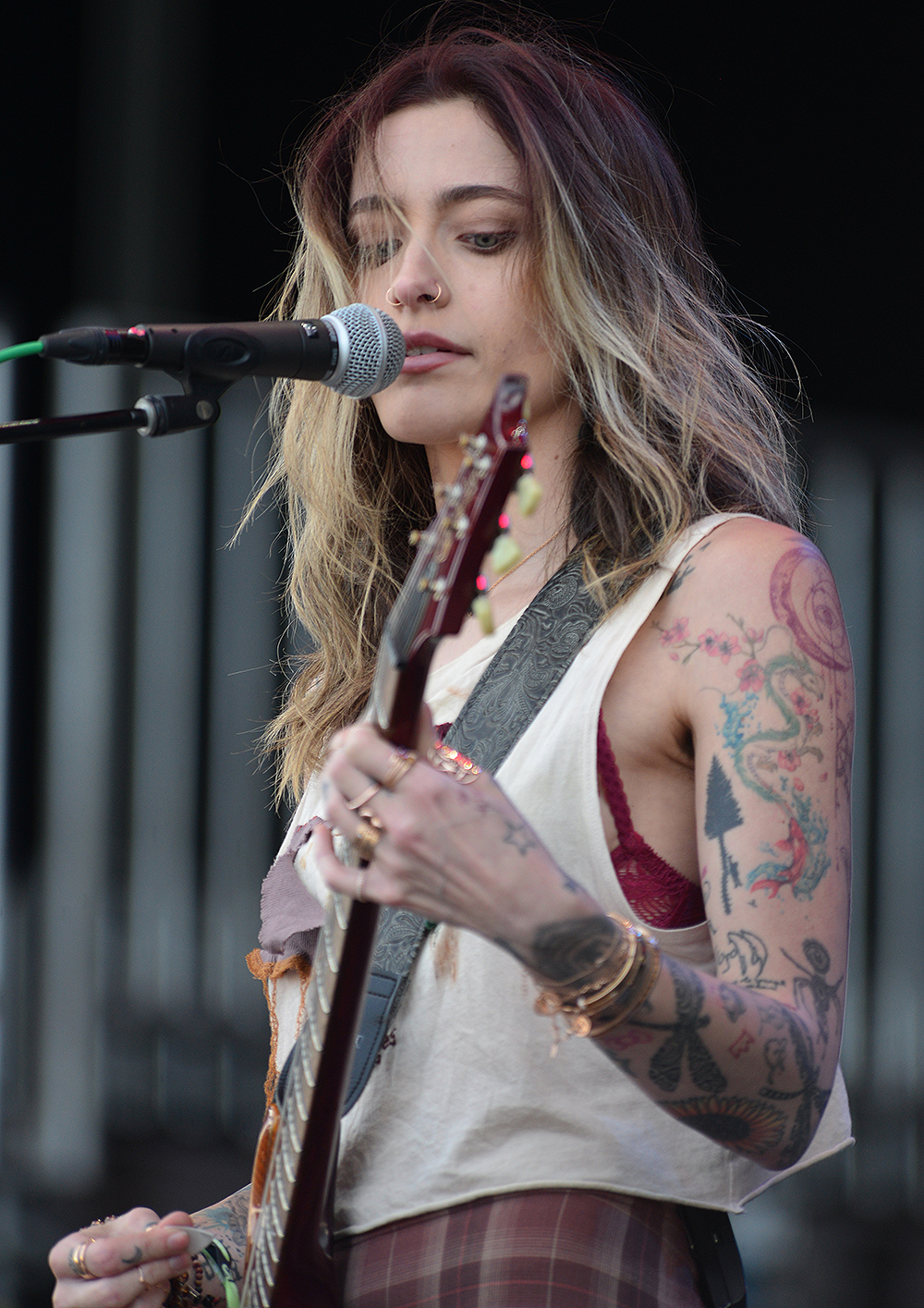 Paris Jackson performs on the Jam Cellars Stage on Day Two of Bottlerock in Napa, Ca