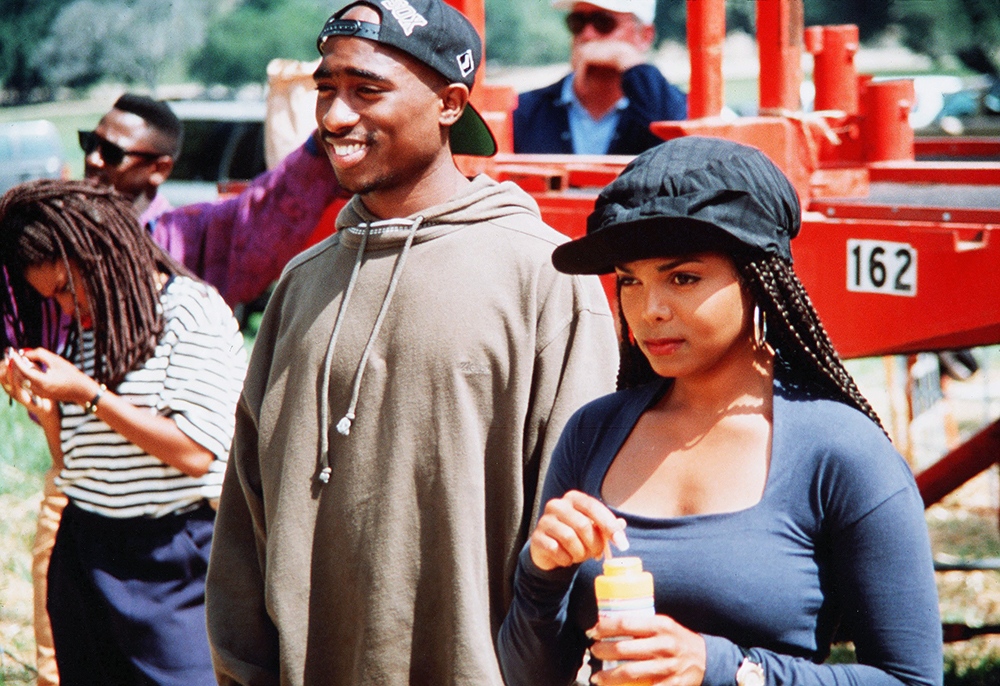 Editorial use only. No book cover usage.
Mandatory Credit: Photo by Columbia/Kobal/Shutterstock (5879699b)
Tupac Shakur, Janet Jackson
Poetic Justice - 1993
Director: John Singleton
Columbia
USA
Drama